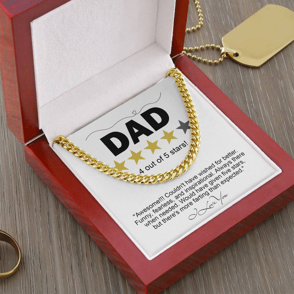 Almost Perfect Dad Cuban Link Chain – A Solid 4-Star Legend