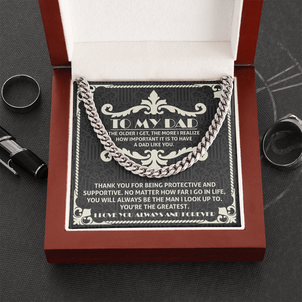 To My Dad – Cuban Link Chain