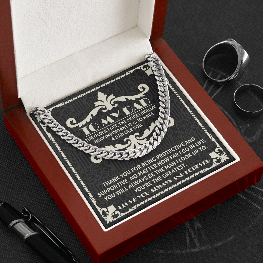 To My Dad – Cuban Link Chain