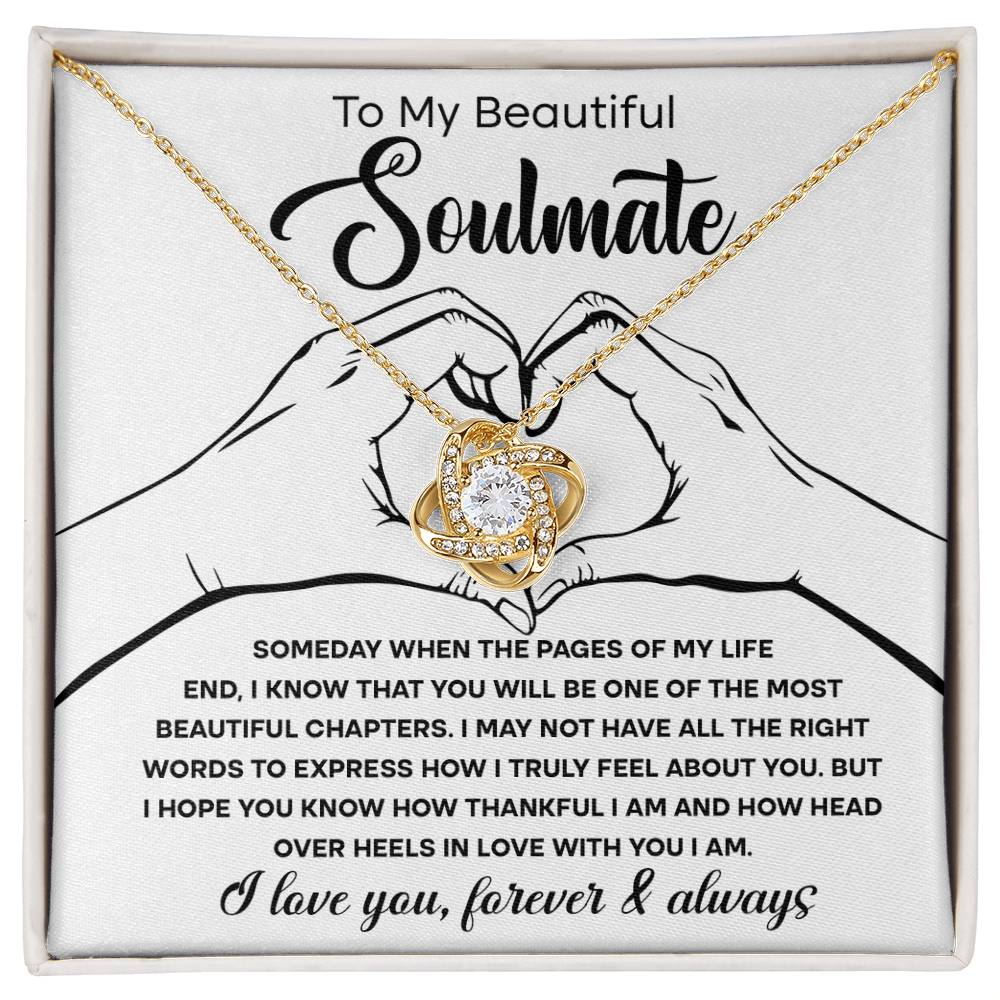 Soulmate - Head Over Heels - Love Knot Necklace