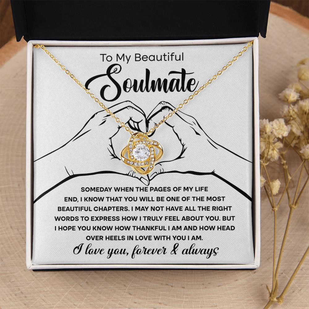 Soulmate - Head Over Heels - Love Knot Necklace