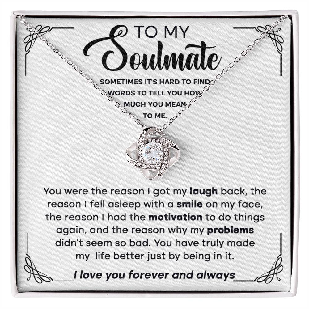 Soulmate - The Reason - Love Knot Necklace