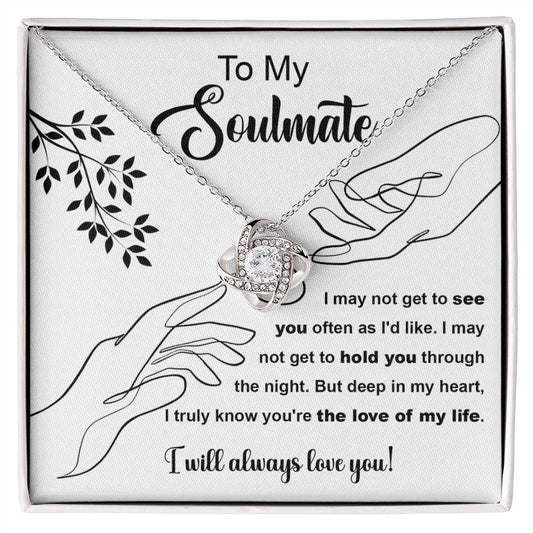 Soulmate - Hold You - Love Knot Necklace