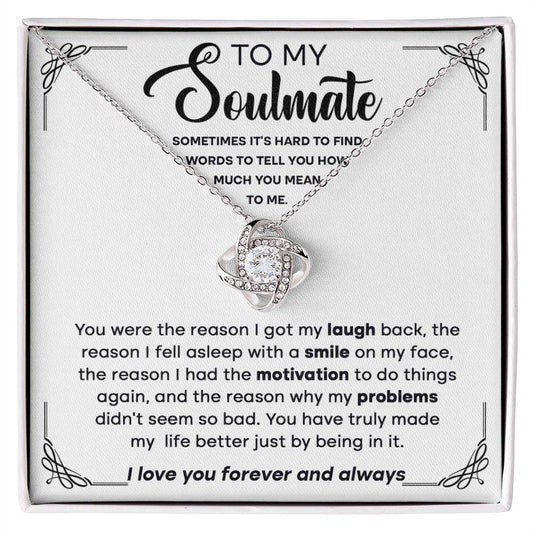 Soulmate - The Reason - Love Knot Necklace