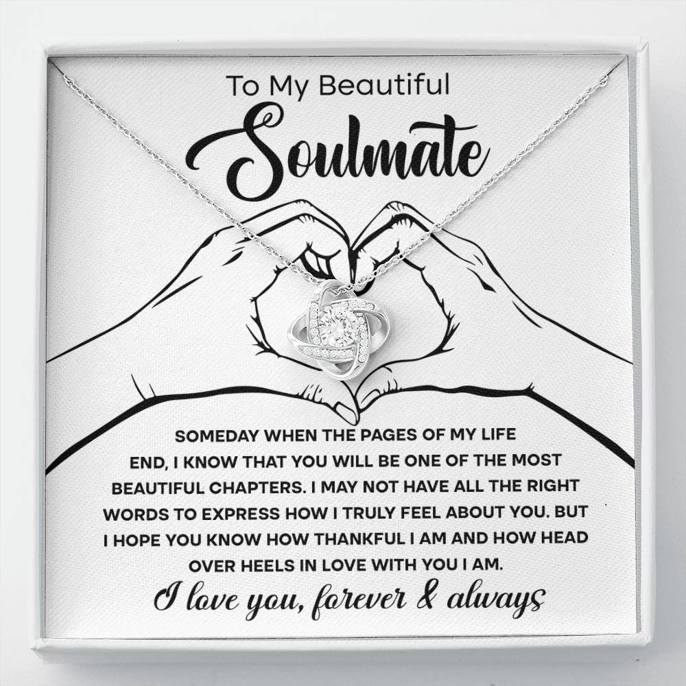 Soulmate - Head Over Heels - Love Knot Necklace