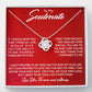 To My Soulmate Through My Eyes | Love Knot Necklace