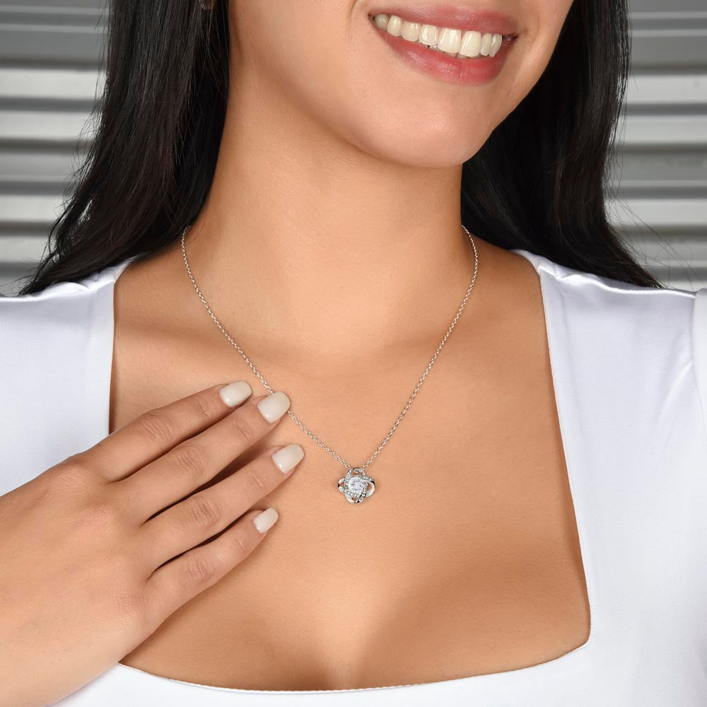 To My Wife – Love Knot Necklace