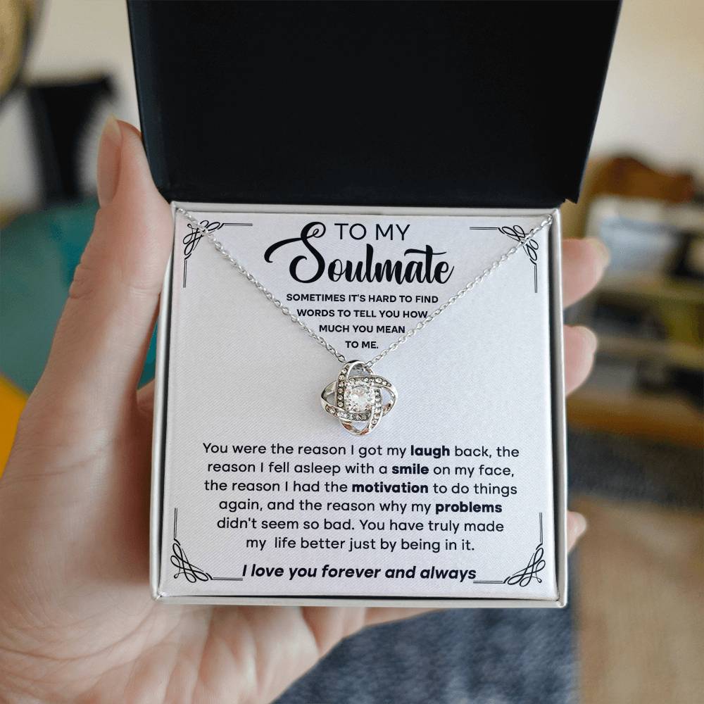 Soulmate - The Reason - Love Knot Necklace