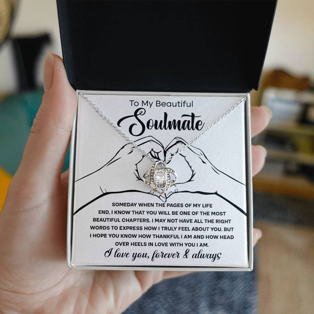 Soulmate - Head Over Heels - Love Knot Necklace