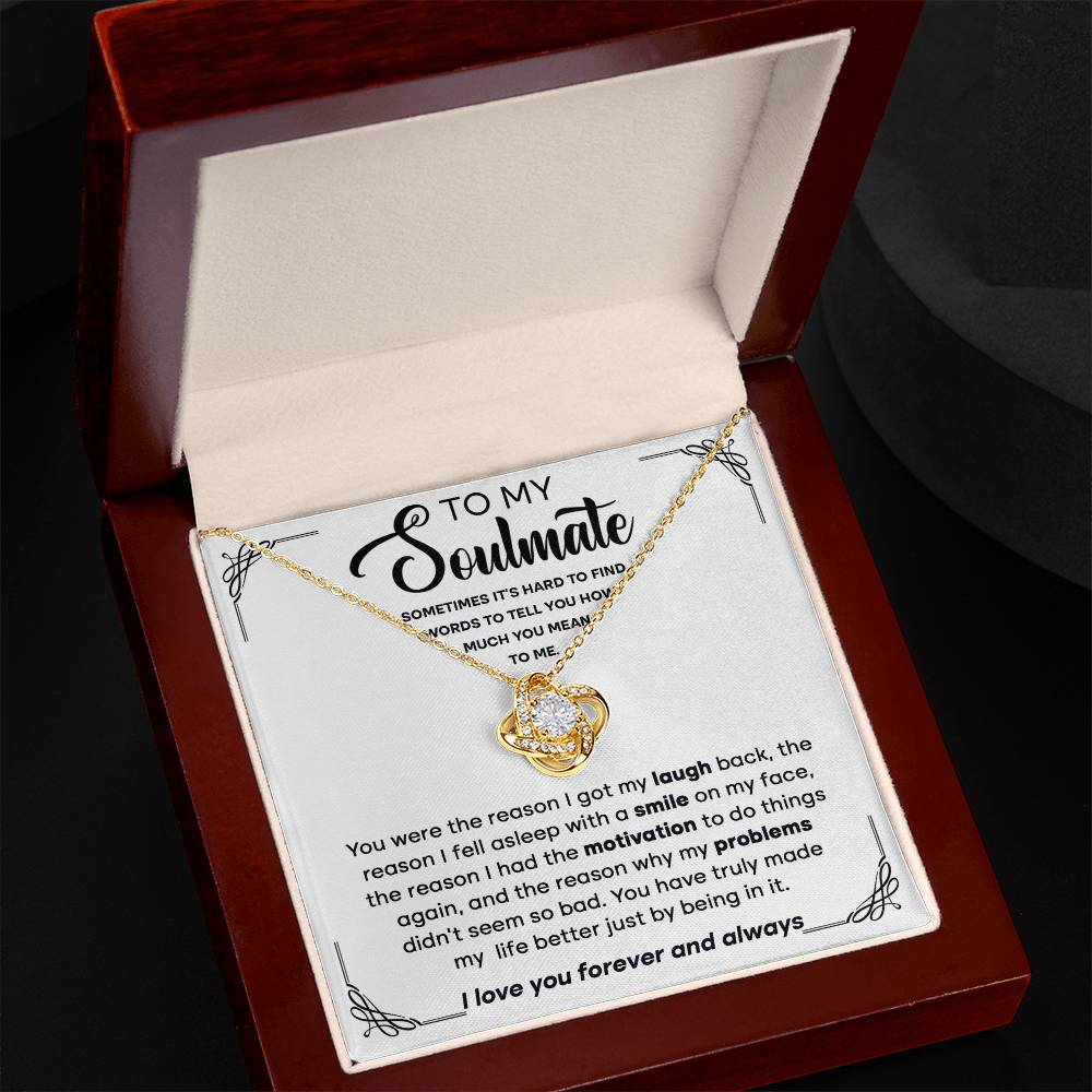 Soulmate - The Reason - Love Knot Necklace