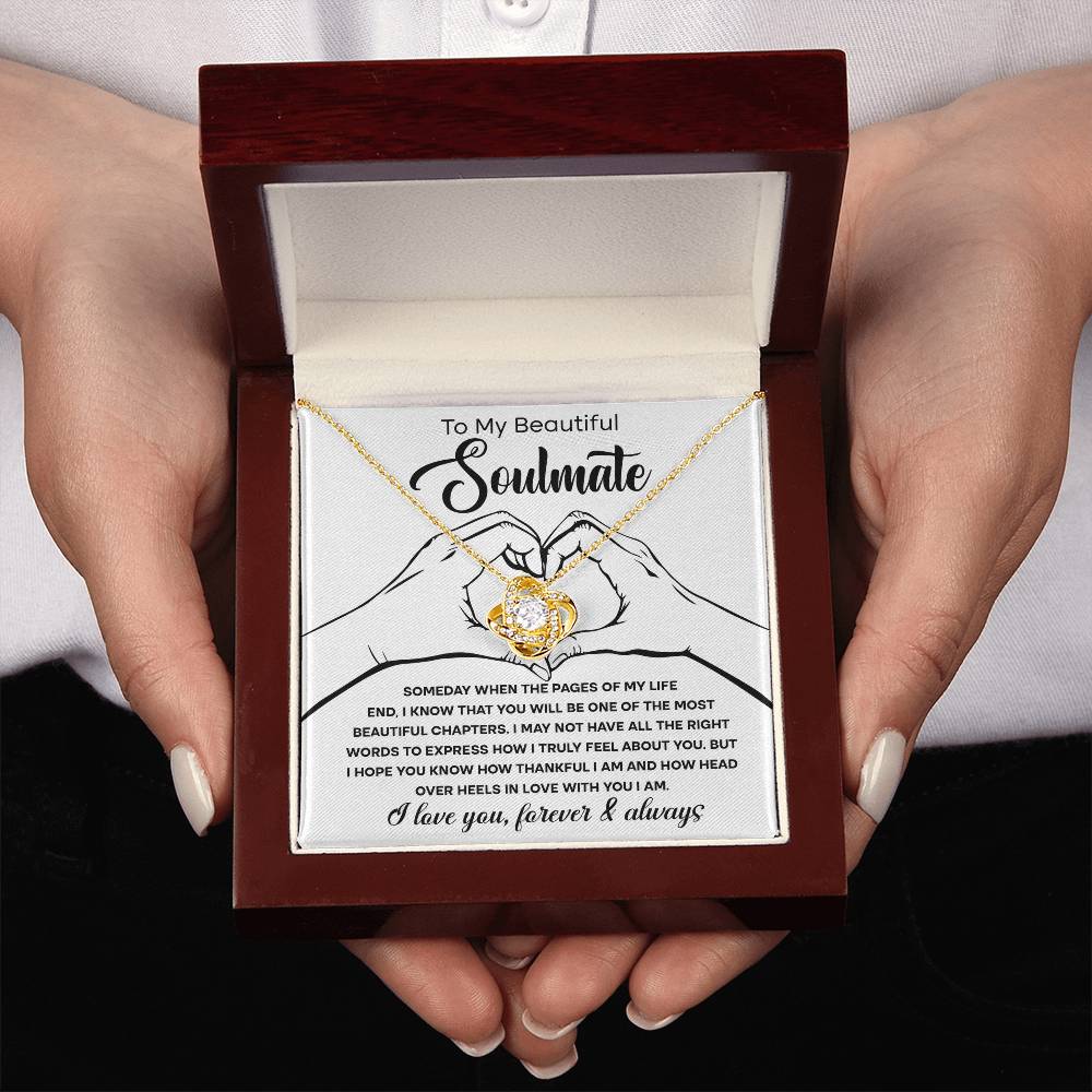 Soulmate - Head Over Heels - Love Knot Necklace