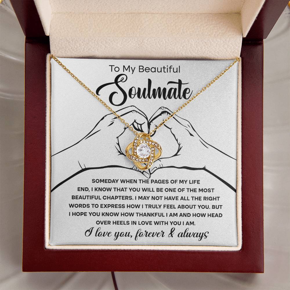 Soulmate - Head Over Heels - Love Knot Necklace