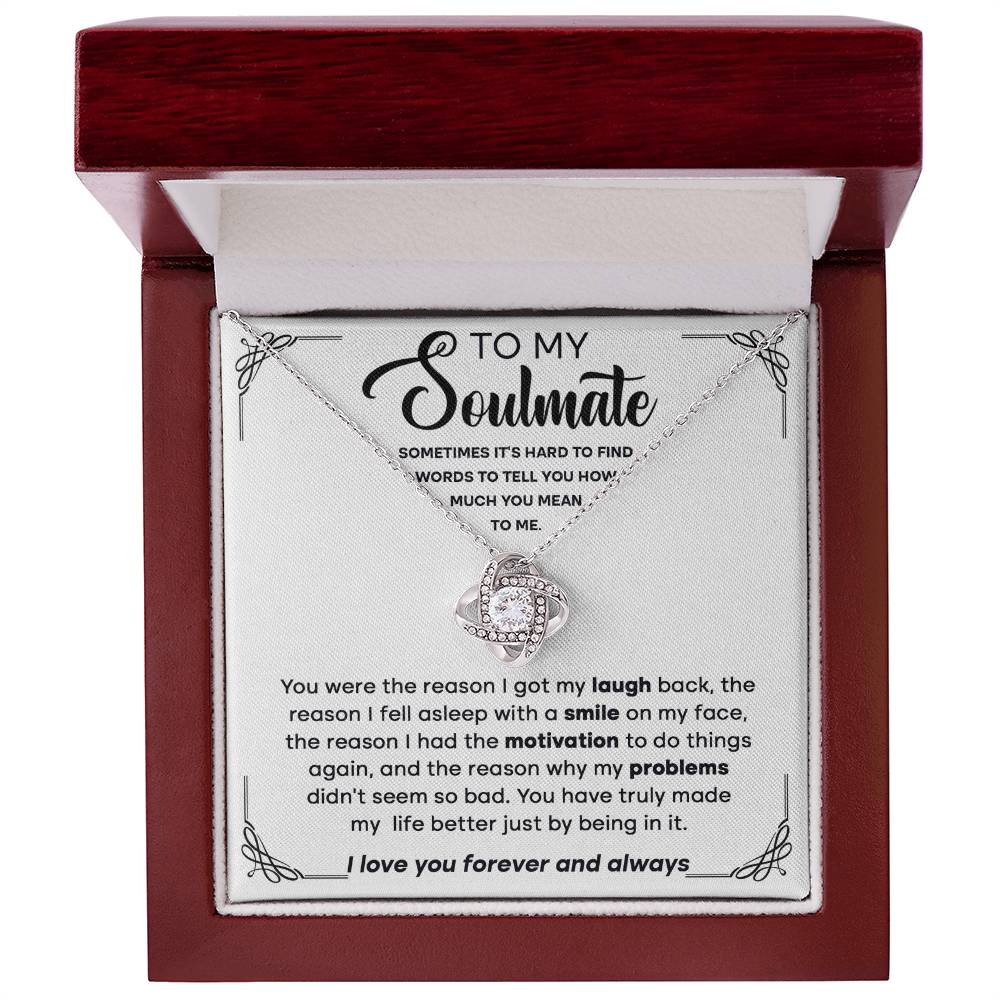 Soulmate - The Reason - Love Knot Necklace