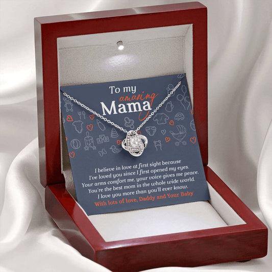 To My Amazing Mama – Love Knot Necklace from Daddy & Baby