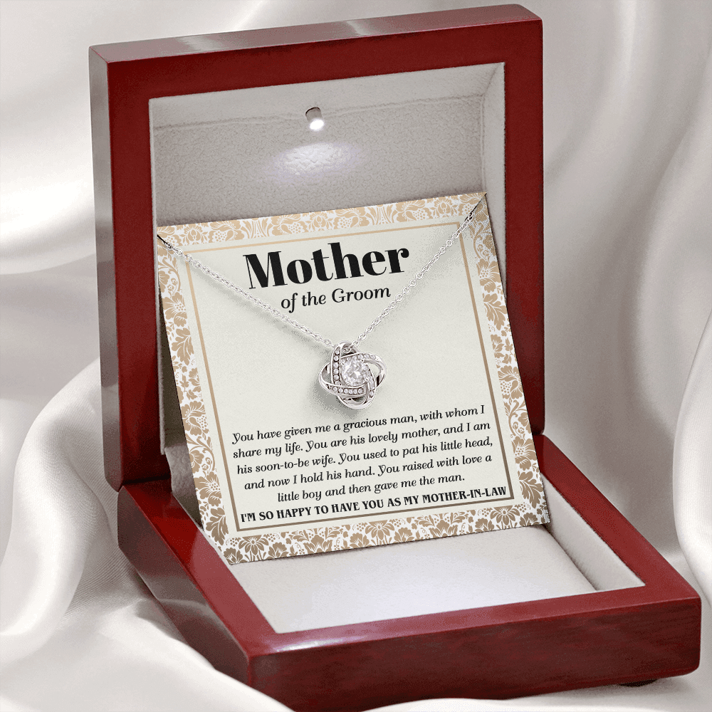 To My Mother-In-Law - Love Knot Necklace