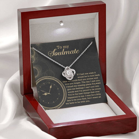 Soulmate - Turn Back Time - Love Knot Necklace