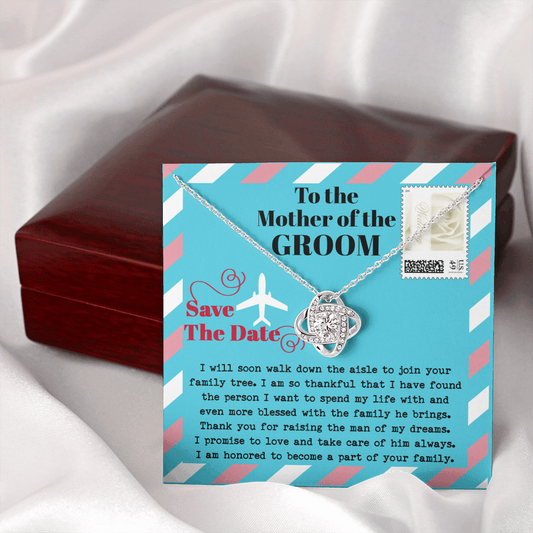 To The Mother Of The Groom - Love Knot Necklace