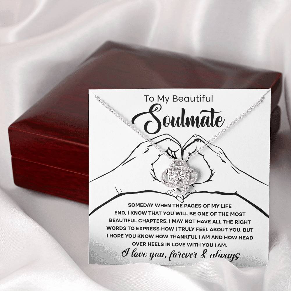Soulmate - Head Over Heels - Love Knot Necklace