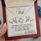 To My Wife My Queen Forever | Love Knot Necklace