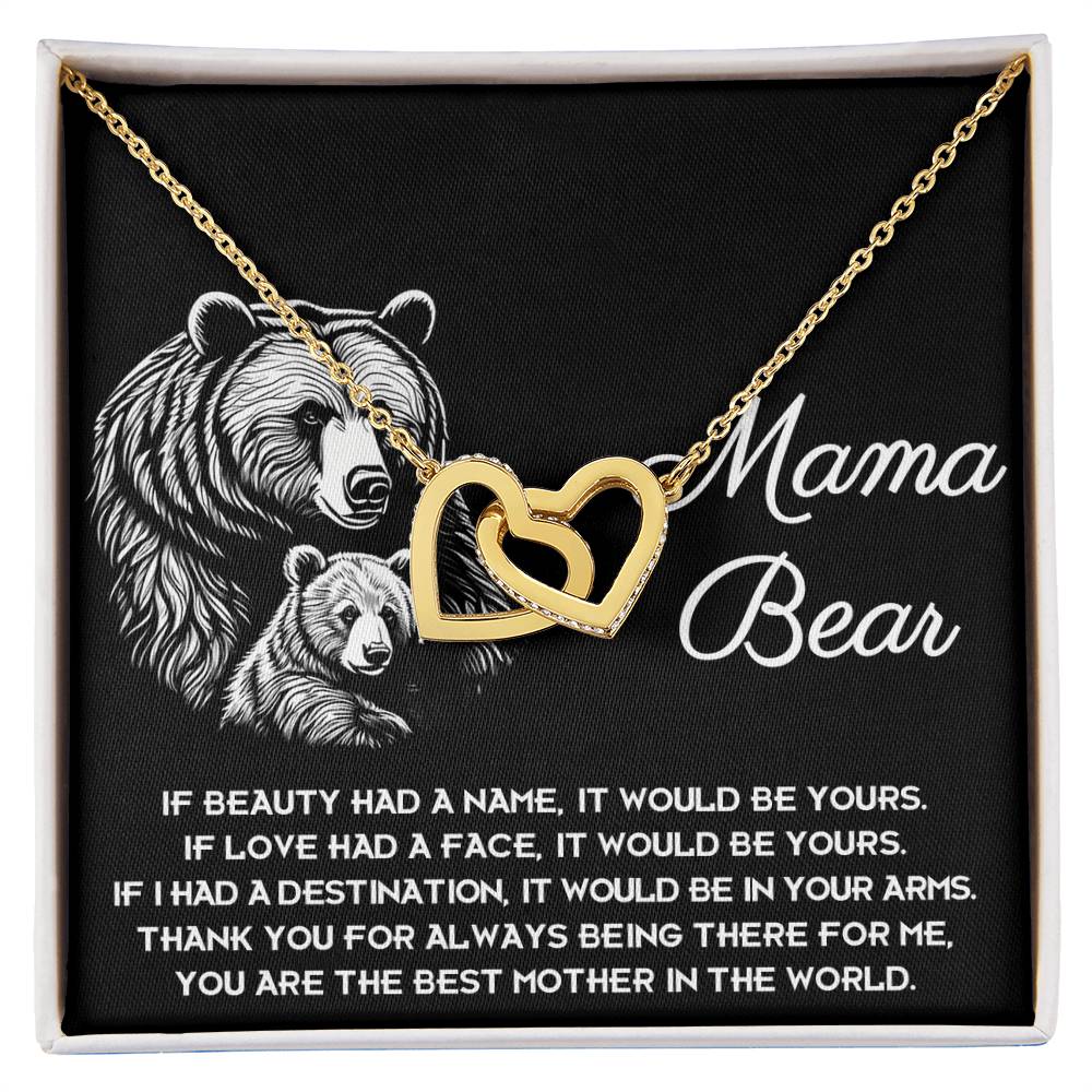 To My Mama Bear – You Are My Home Necklace