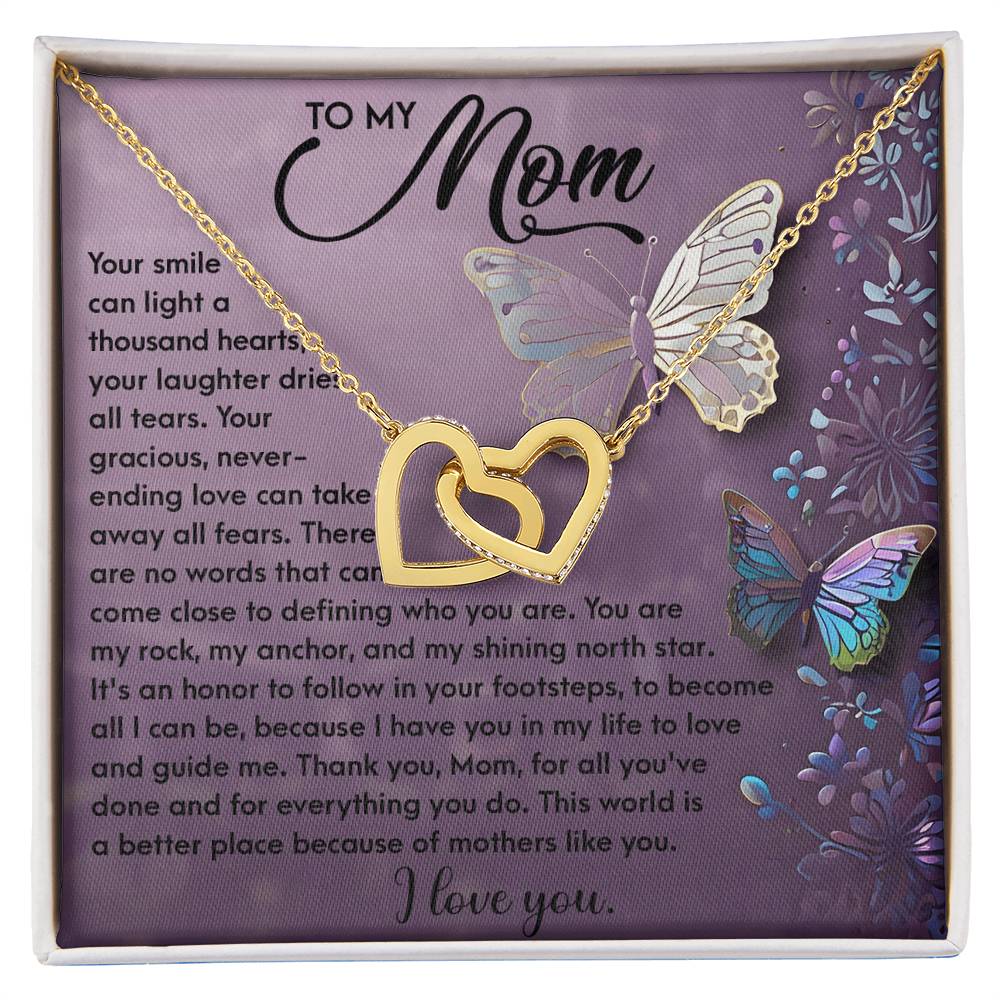 "Guided by Your Love" – Butterfly-Inspired Heart Necklace