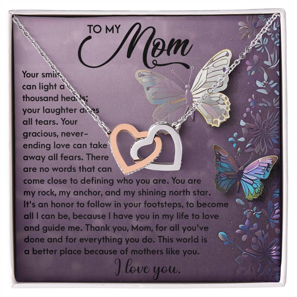 "Guided by Your Love" – Butterfly-Inspired Heart Necklace