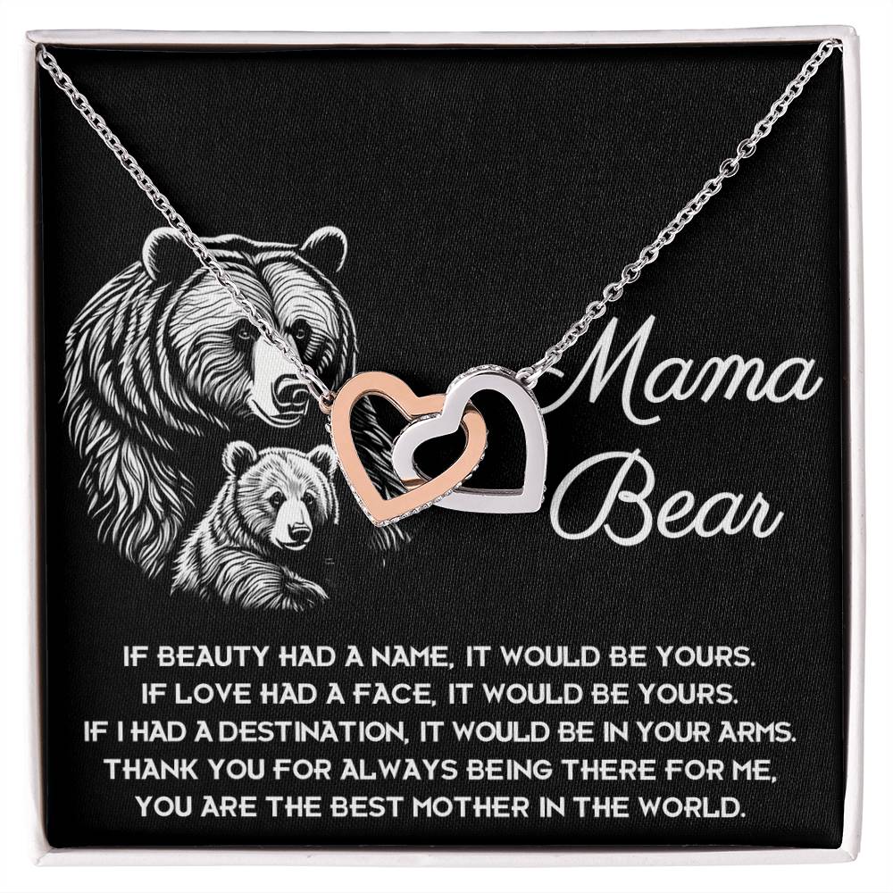 To My Mama Bear – You Are My Home Necklace