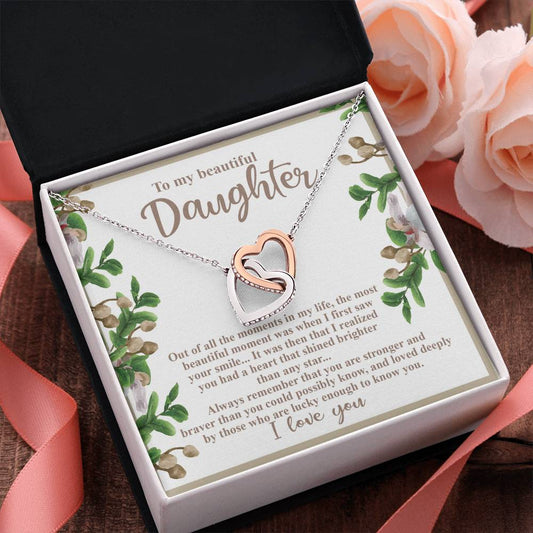 "Shine Like a Star" Interlocking Hearts Necklace