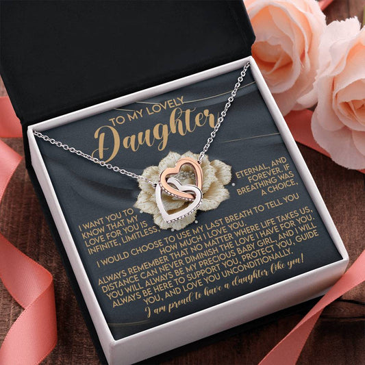 "Limitless Love" Interlocking Hearts Necklace