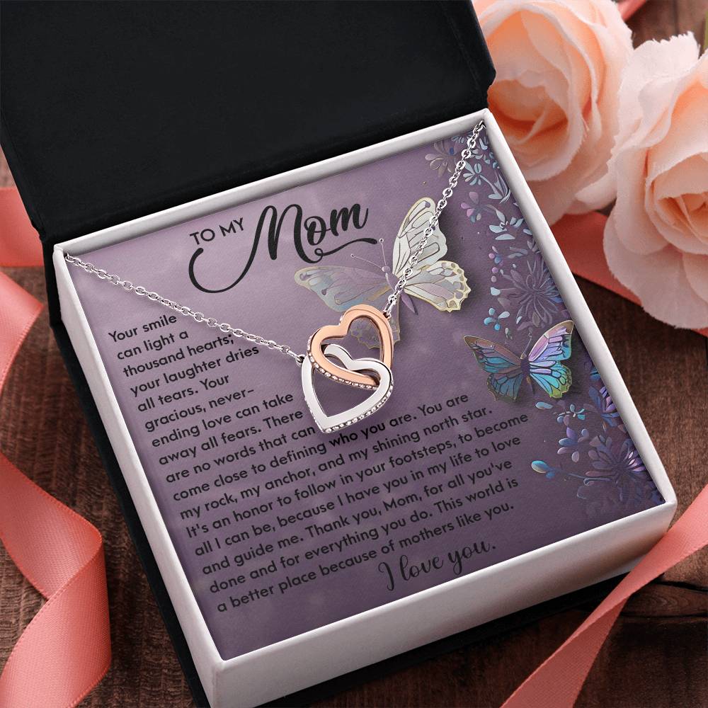 "Guided by Your Love" – Butterfly-Inspired Heart Necklace