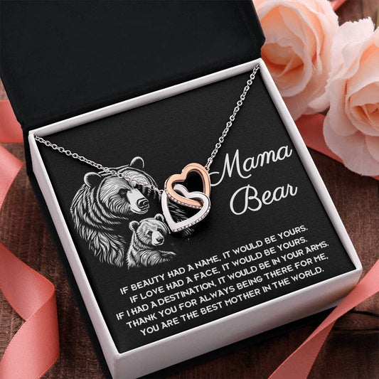To My Mama Bear – You Are My Home Necklace