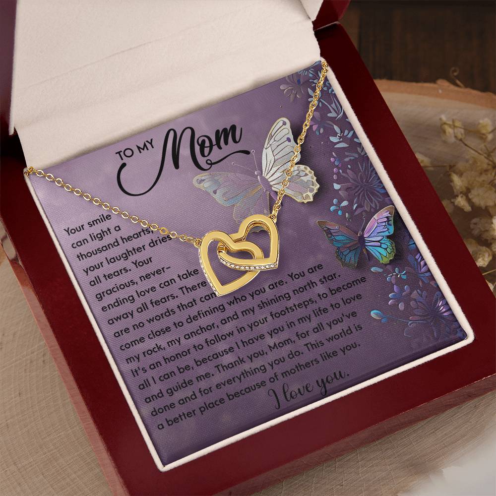 "Guided by Your Love" – Butterfly-Inspired Heart Necklace