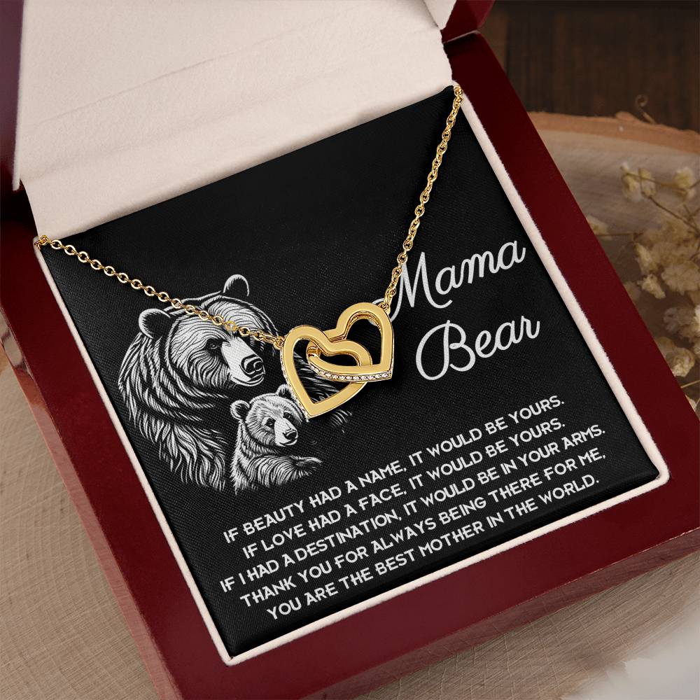 To My Mama Bear – You Are My Home Necklace