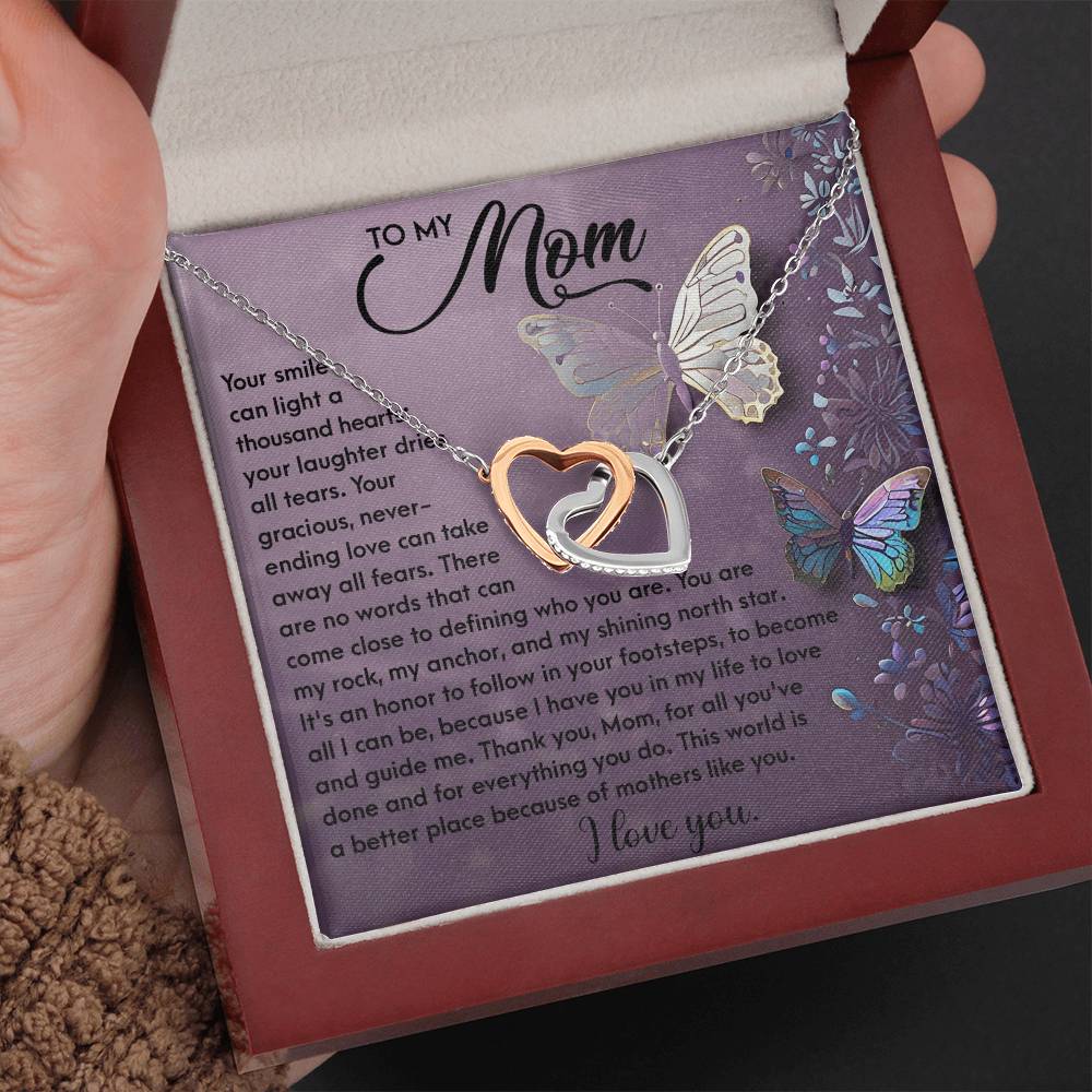 "Guided by Your Love" – Butterfly-Inspired Heart Necklace