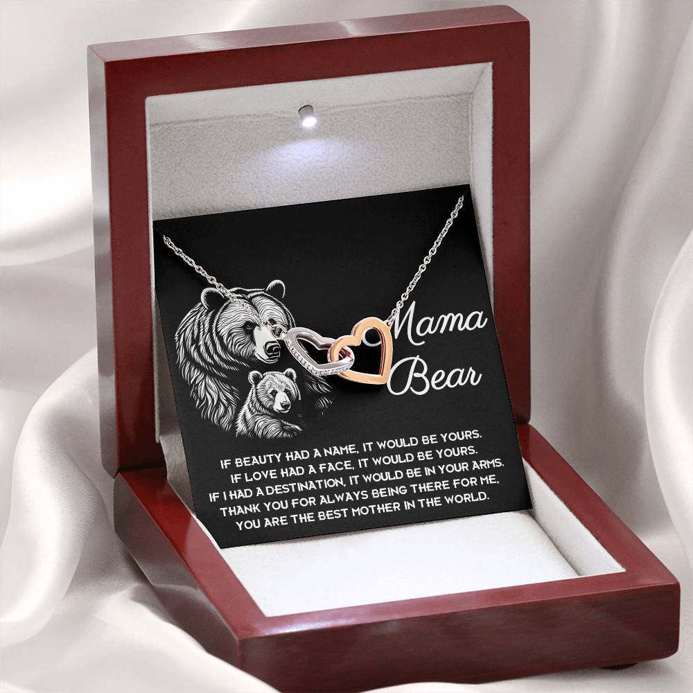 To My Mama Bear – You Are My Home Necklace