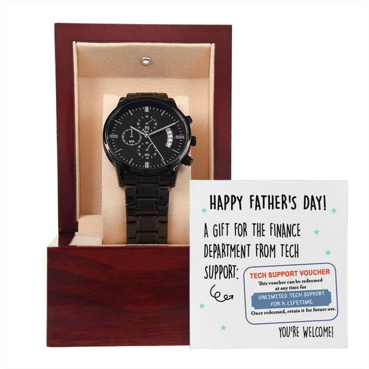 Funny Father’s Day Watch Gift from Tech Support