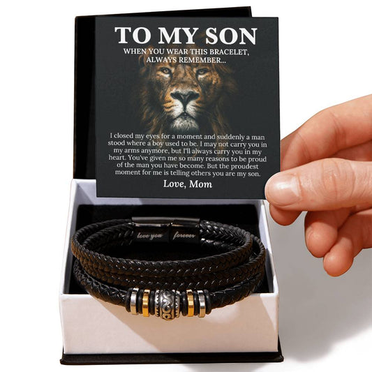 To My Son - Love You Forever Bracelet