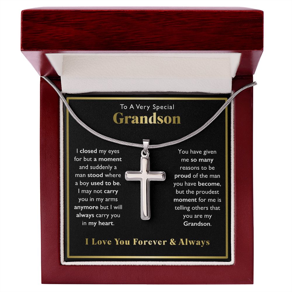 Grandson Special Moments Cross