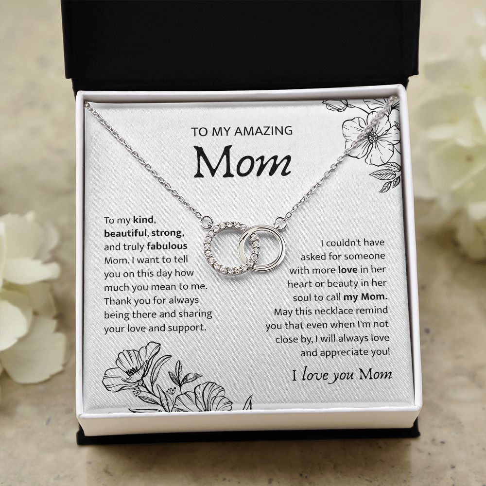 To My Amazing Mom - Joined Circle Necklace - Az001