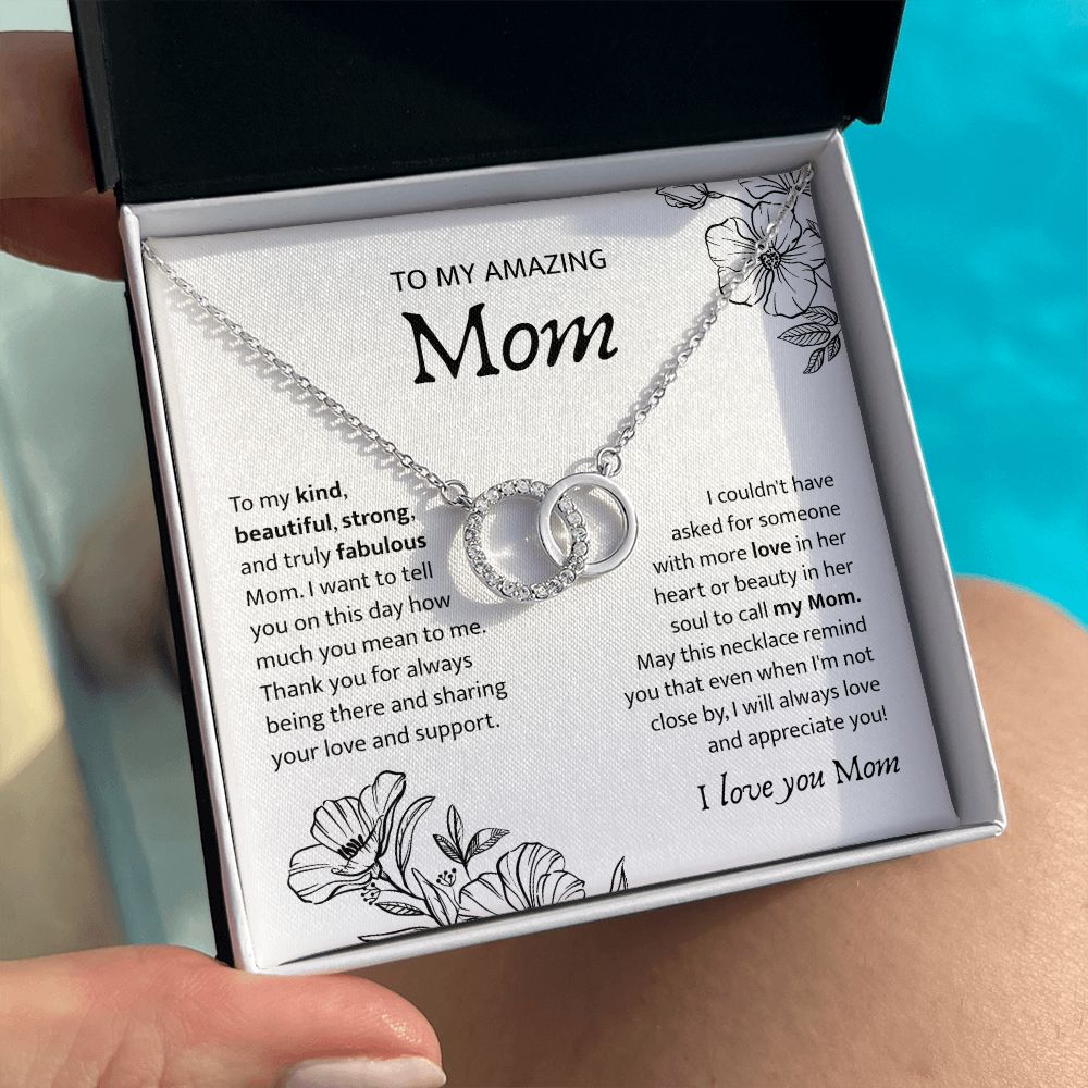 To My Amazing Mom - Joined Circle Necklace - Az001