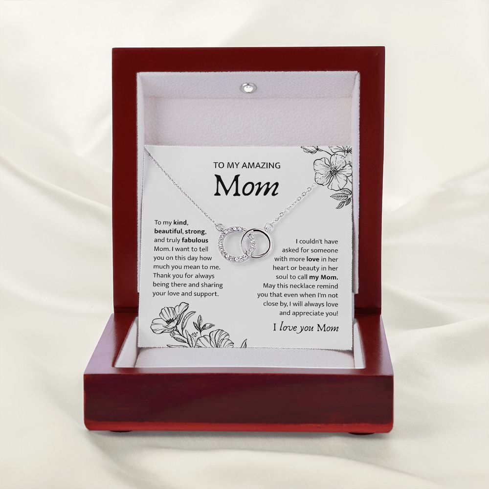 To My Amazing Mom - Joined Circle Necklace - Az001