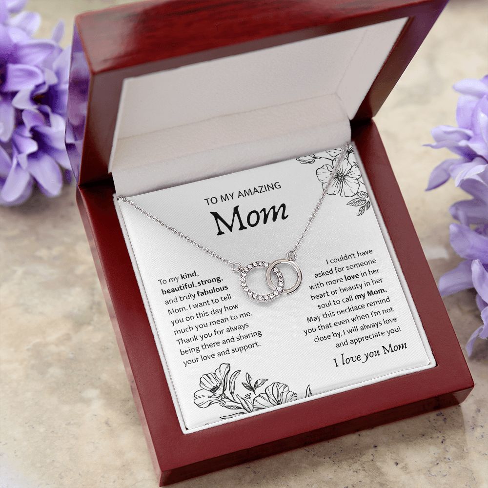 To My Amazing Mom - Joined Circle Necklace - Az001