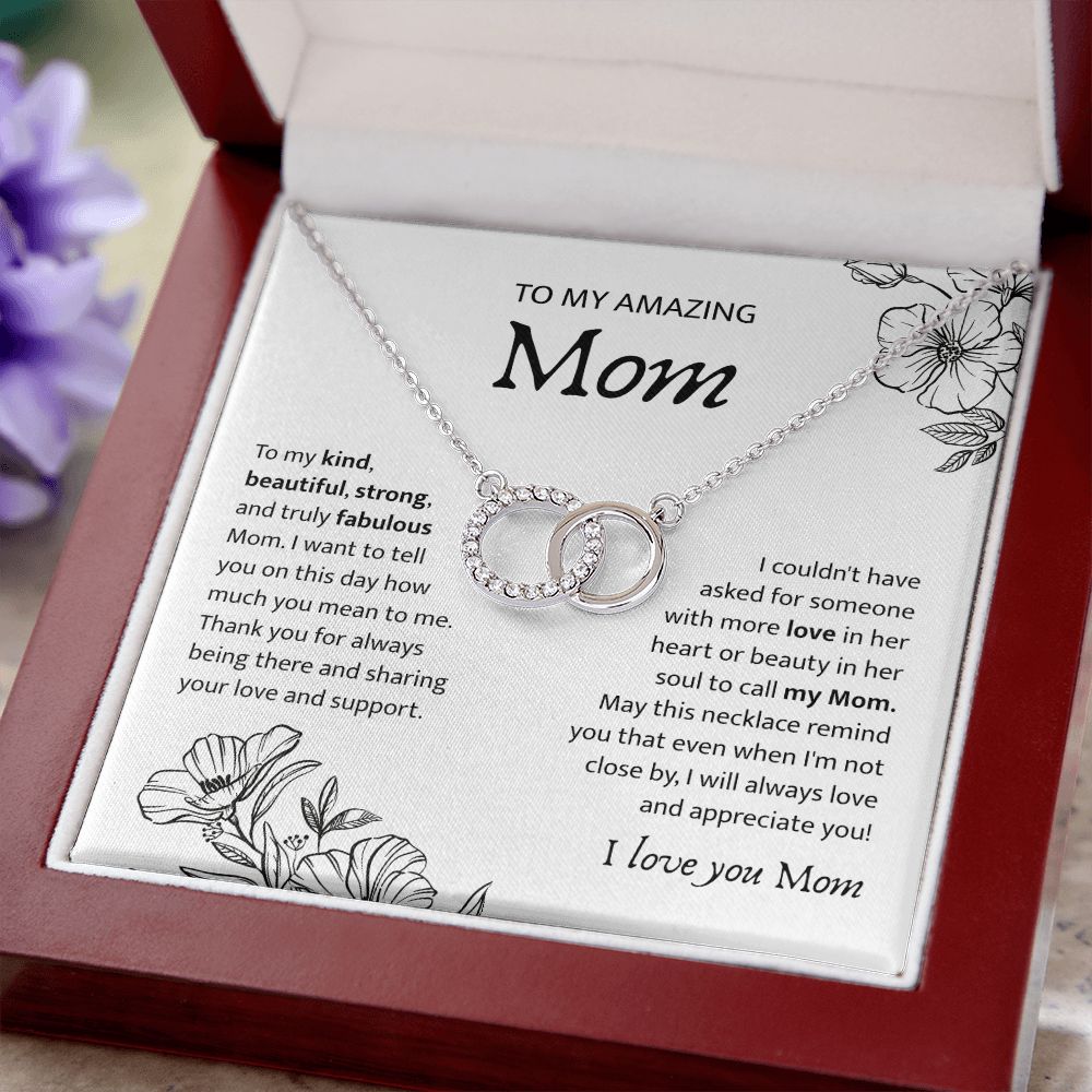 To My Amazing Mom - Joined Circle Necklace - Az001