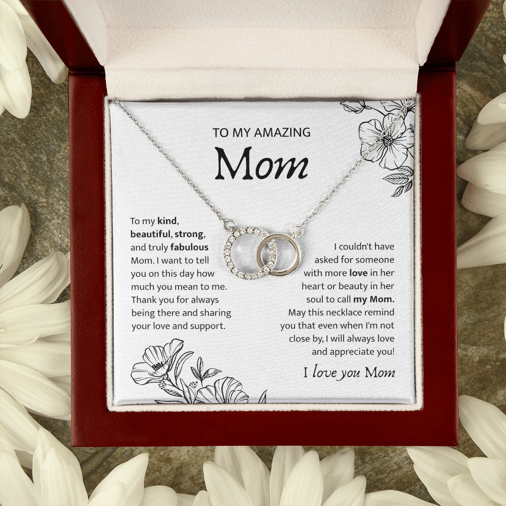 To My Amazing Mom - Joined Circle Necklace - Az001