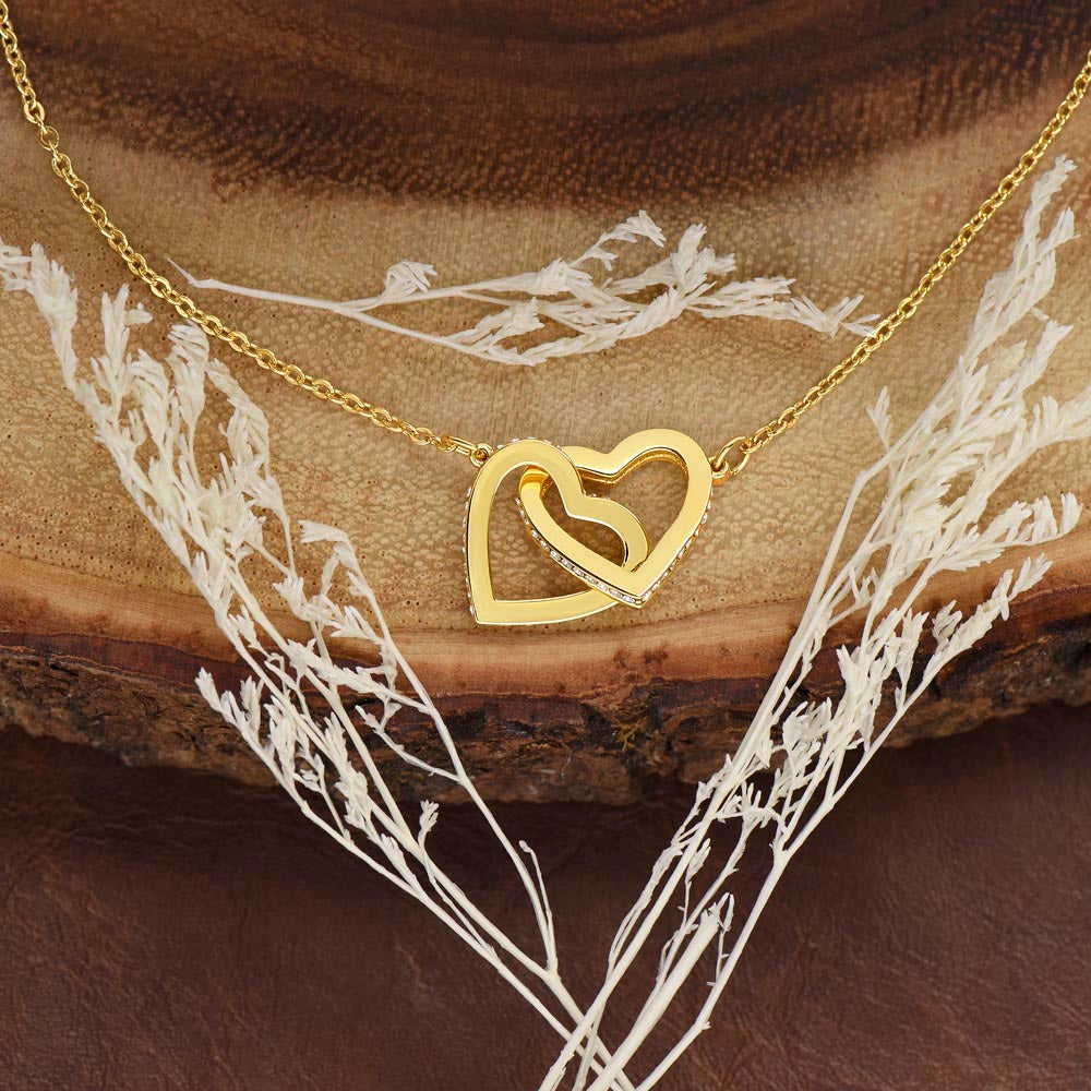 In Loving Memory Of Your Mother - Interlocking Heart Necklace
