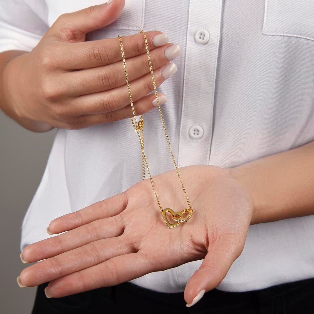 In Loving Memory Of Your Mother - Interlocking Heart Necklace
