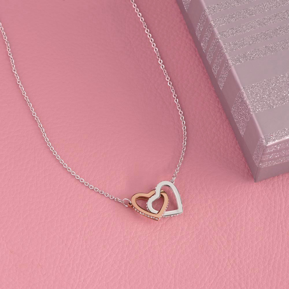 In Loving Memory Of Your Mother - Interlocking Heart Necklace