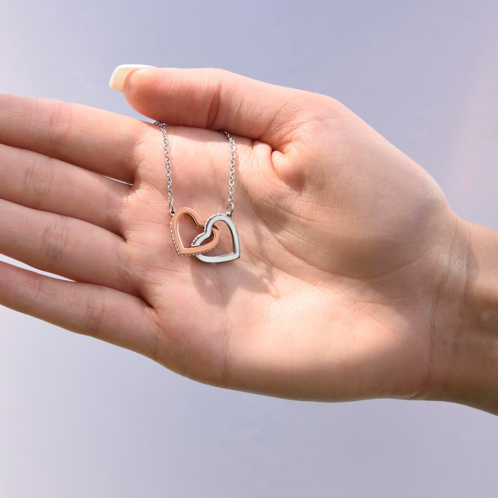 In Loving Memory Of Your Mother - Interlocking Heart Necklace