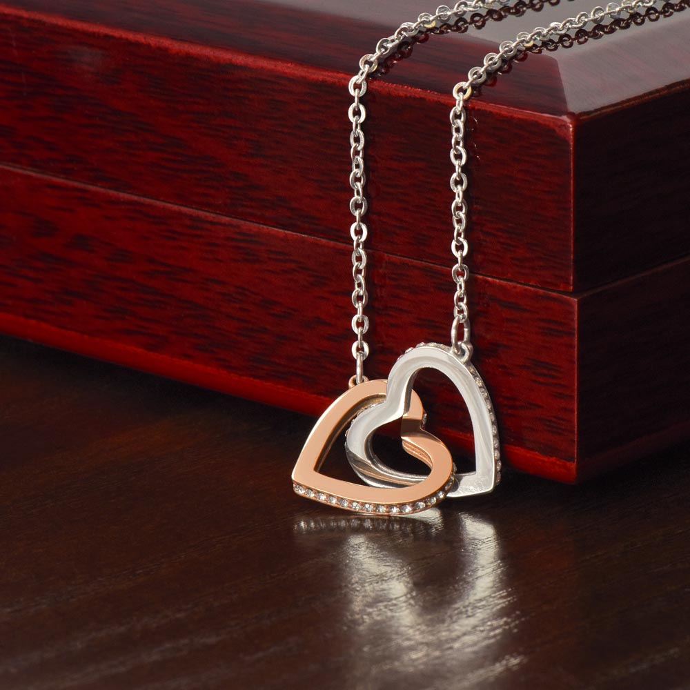 In Loving Memory Of Your Mother - Interlocking Heart Necklace
