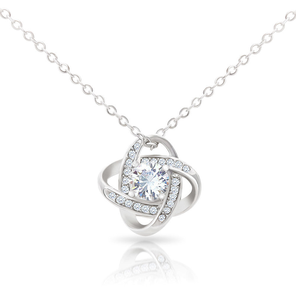 To My Amazing Granddaughter - Love Knot Necklace